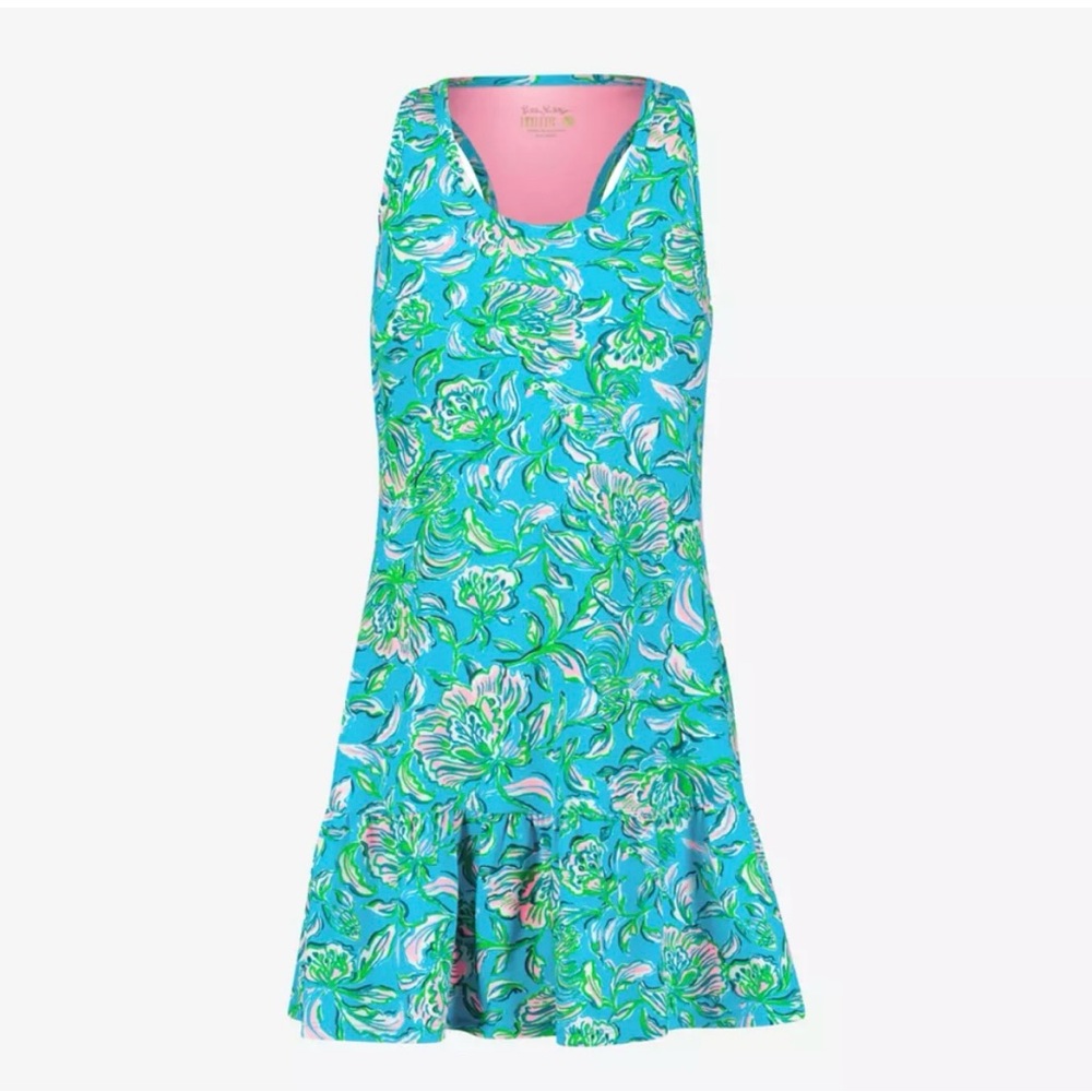 LILLY PULITZER
Mixed Doubles Floral Sleeveless Dress:size small